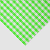 Neon Green Gingham Pattern von Shirley Taylor Seidenpapier (Ausschnitt)