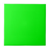 Neon green hex 00FF00 Fliese (Vorderseite)