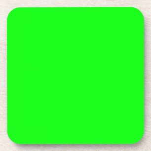 Neon green hex 00FF00 Untersetzer