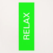 Neon green hex 00FF00 Yogamatte (Vorderseite)