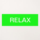 Neon green hex 00FF00 Yogamatte (Vorderseite (Horizontal))