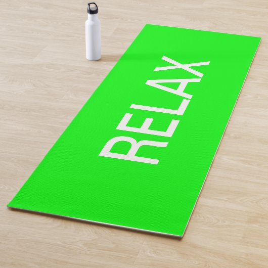 Neon green hex 00FF00 Yogamatte (Beispiel)