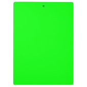 Neon green hex code 00FF00 Klemmbrett (Rückseite)