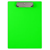 Neon green hex code 00FF00 Klemmbrett (Vorderseite)
