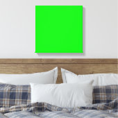 Neon green hex code 00FF00 Leinwanddruck (Insitu (Schlafzimmer))