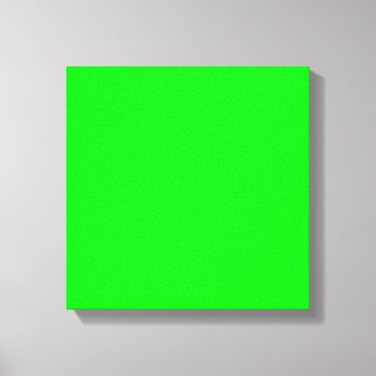 Neon green hex code 00FF00 Leinwanddruck (Vorderseite)