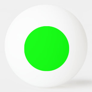 Neon green hex code 00FF00 Tischtennisball