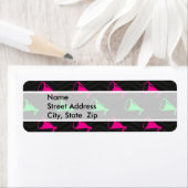 Neon Green, Hot Pink, Cheerleader, Black Zickzack (Insitu)
