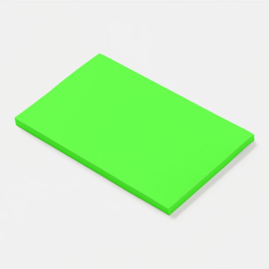 Neon Green JUMBO Post-it Klebezettel (angewinkelt)