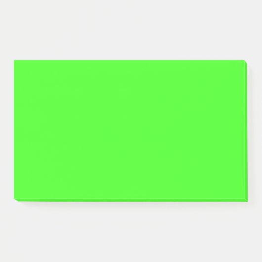 Neon Green JUMBO Post-it Klebezettel (Vorderseite)
