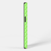 Neon Green kleines Pixelmuster iPhone 13 Fall Hülle (Rechte Seite)