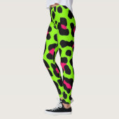 Neon Green Leopard Print Leggings (Links)