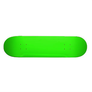 Neon Green Light Bright Fashion Color Trend 2014 Skateboard