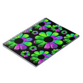 Neon green lila Blue Disy Notizblock (Linke Seite)