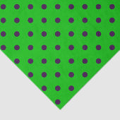 Neon Green & Lila Polka Dots Seidenpapier (Ausschnitt)