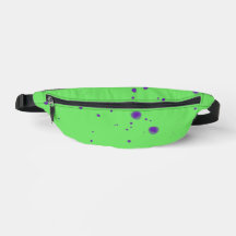 Neon Green Lila Splotches