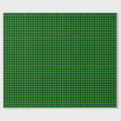 Neon Green & Lila Tartan 02 Geschenkpapier (Flach)