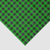 Neon Green & Lila Tartan 02 Seidenpapier (Ausschnitt)