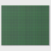 Neon Green & Lila Tartan 03 Geschenkpapier (Flach)