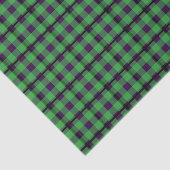 Neon Green & Lila Tartan 03 Seidenpapier (Ausschnitt)