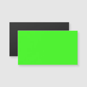 Neon Green Magnetic Business Card Magnetkarte