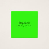 Neon Green Makeup Artist Salon Bright Colorful (Vorderseite)