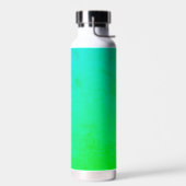 Neon Green Marble Stainless Steel Flasche (Links)