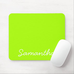 Neon-Green-Mode-Monogramm Mousepad