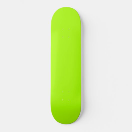 Neon-Green-Mode-Monogramm Skateboard (Vorderseite)