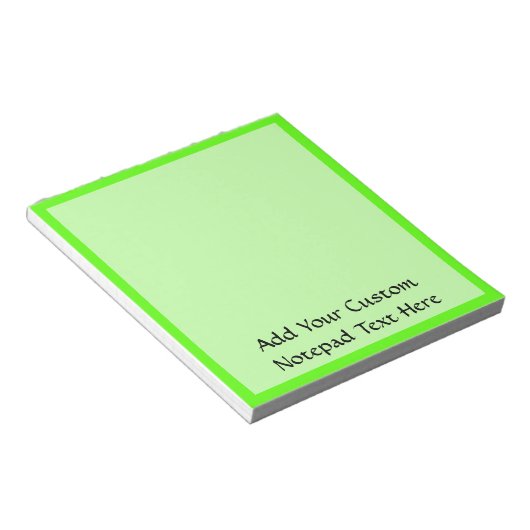 Neon Green Notizblock (angewinkelt)