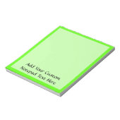 Neon Green Notizblock (Rotiert)