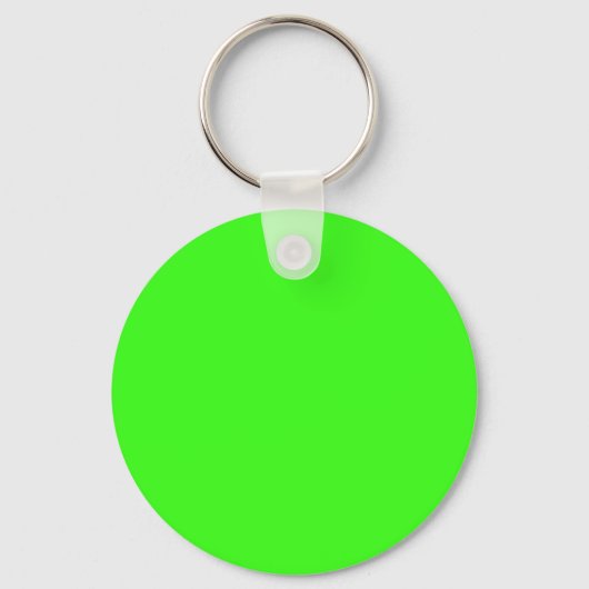 Neon Green & Pink Custom Keychain Schlüsselanhänger (Vorderseite)