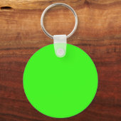 Neon Green & Pink Custom Keychain Schlüsselanhänger (Vorderseite)