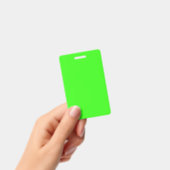 Neon Green Plastic Ausweis (Handheld)
