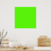 Neon Green Poster (Küche)