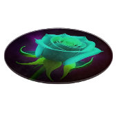 Neon Green Rose Schneidebrett (Ecke)