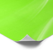 NEON GREEN SEAMLESS ABSTRAKT WAVE BACKGRUNDS WALL POSTER (Ecke)