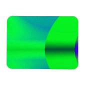 Neon Green Shadow Magnet (Horizontal)