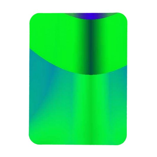 Neon Green Shadow Magnet (Vertikal)