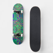 Neon Green Skateboard (Vorderseite)