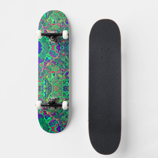 Neon Green Skateboard (Vorderseite)