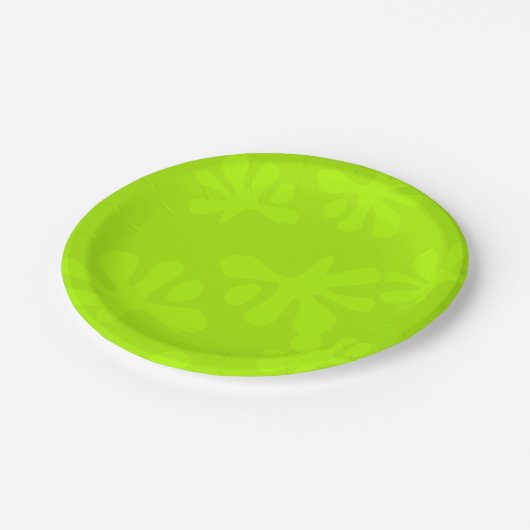 Neon Green Slice Spaß Kids Party Pappteller (Schrägansicht)