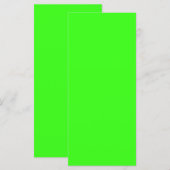 Neon Green Slim Flat Card - Anpassbar (Vorne/Hinten)