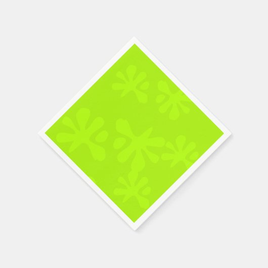Neon Green Slim Spaß Kids Party Paper Serviette (Ecke)