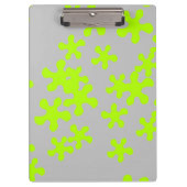 Neon Green Slime Graue Kinder Spaß Klemmbrett (Vorderseite)