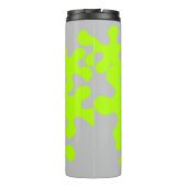 Neon Green Slime Grauspass Thermosbecher (Rückseite)