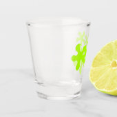 Neon Green Slime Spaß Schnapsglas (Links)