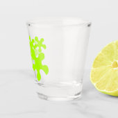 Neon Green Slime Spaß Schnapsglas (Rechts)