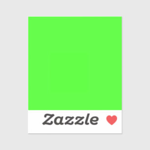 Neon Green Solid Color Aufkleber
