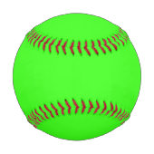 Neon Green Solid Color Baseball (Vorderseite)